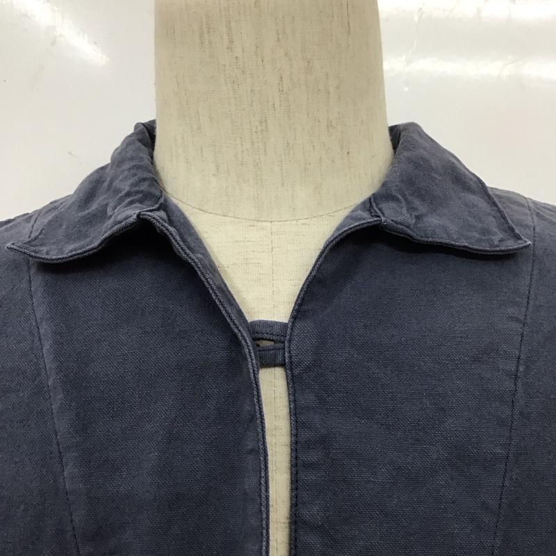 古着 USED シャツ、ブラウス 長袖 Cap Frehel フィッシャーマン スモック ユーロ古着 54 無地 紺 / ネイビー /  メンズ USED 古着 中古 10109753