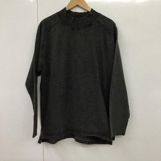 グッドオン Good On カットソー 長袖 長袖カットソー 無地カットソー クルーネック XL 無地 黒 / ブラック /  メンズ USED 古着 中古 10130486