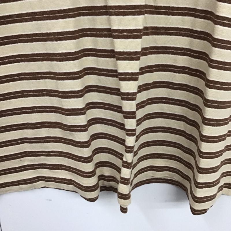 タウンクラフト TOWNCRAFT Tシャツ 半袖 半袖カットソー プリントTシャツ クルーネックカットソー L ボーダー柄 マルチカラー / マルチカラー /  メンズ USED 古着 中古 10128674