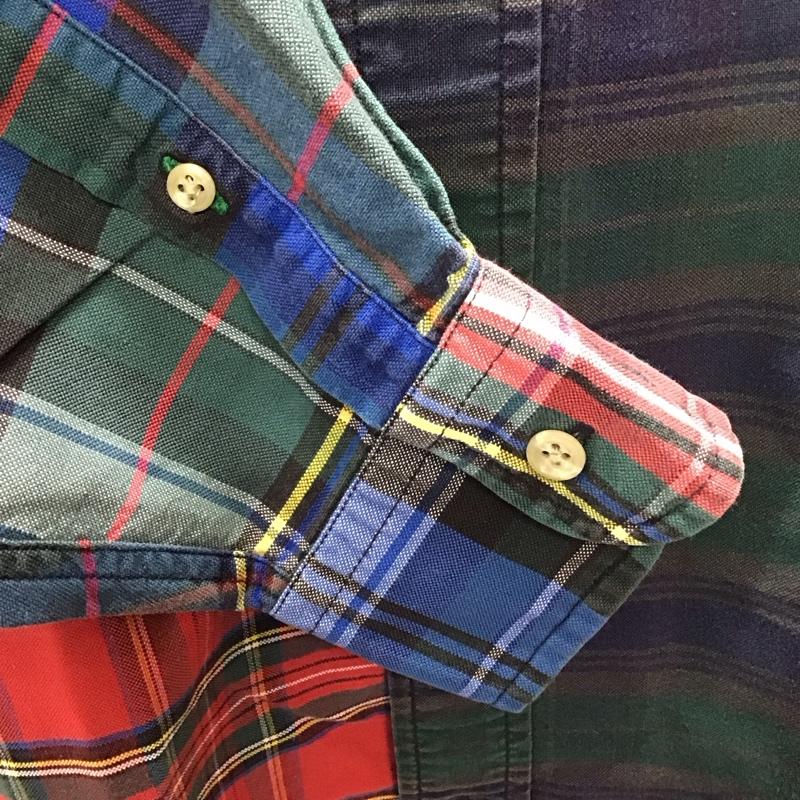 トミーヒルフィガー TOMMY HILFIGER シャツ、ブラウス 長袖 ボタンダウンシャツ M チェック マルチカラー / マルチカラー /  メンズ USED 古着 中古 10111831