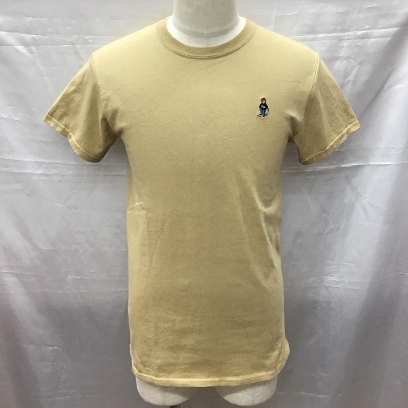フリークスストア FREAK S STORE Tシャツ 半袖 スケート ベアー S ワンポイント ベージュ / ベージュ /  メンズ USED 古着 中古 10115549