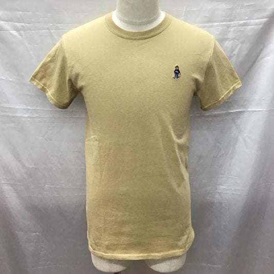 フリークスストア FREAK S STORE Tシャツ 半袖 スケート ベアー S ワンポイント ベージュ / ベージュ /  メンズ USED 古着 中古 10115549