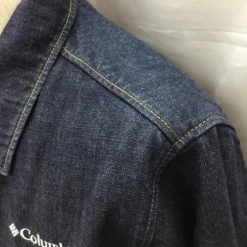コロンビア Columbia ジャケット、上着 ジャケット、ブレザー 114 pm3559 バードロックパークジャケット デニムジャケット Gジャン M 無地 インディゴ / インディゴ /  メンズ USED 古着 中古 10114616