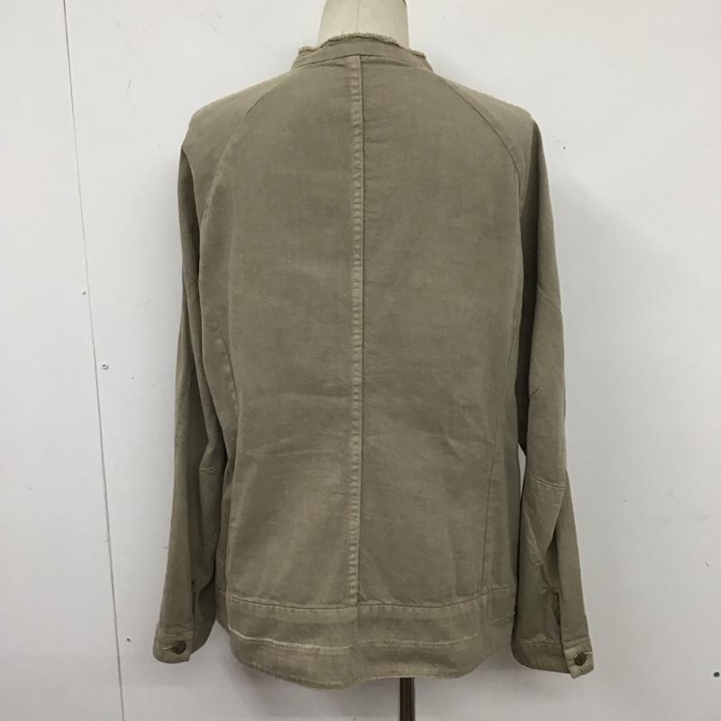 デヴォア DEVOA ジャケット、上着 ジャケット、ブレザー コットン ノーカラー 4 無地 ベージュ / ベージュ /  メンズ USED 古着 中古 10124957