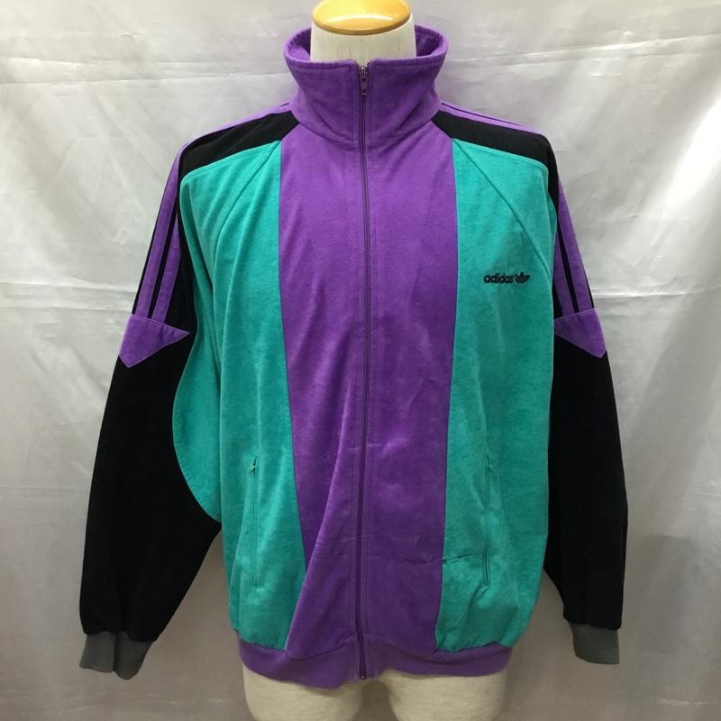 アディダス adidas ジャケット、上着 ジャンパー、ブルゾン ジップアップジャケット ジャンパー ジャケット カジュアルジャケット 古着 80s ハンガリー製 ロゴ、文字 マルチカラー / マルチカラー /  メンズ USED 古着 中古 10115022