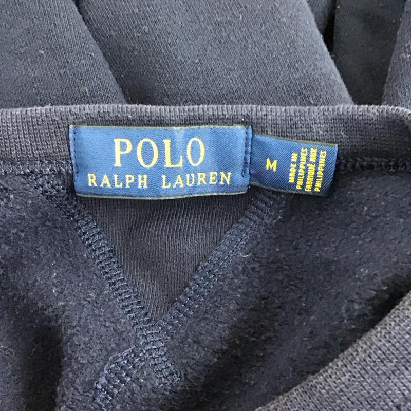 ポロラルフローレン POLO RALPH LAUREN トレーナー 長袖 ポロベア M プリント 紺 / ネイビー /  メンズ USED 古着 中古 10123338