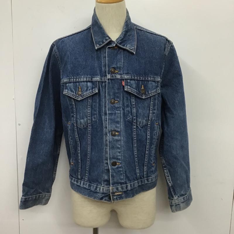 リーバイス Levi s ジャケット、上着 ジャンパー、ブルゾン デニムジャケット Gジャン 90s USA製 38 無地 インディゴ / インディゴ /  メンズ USED 古着 中古 10105676