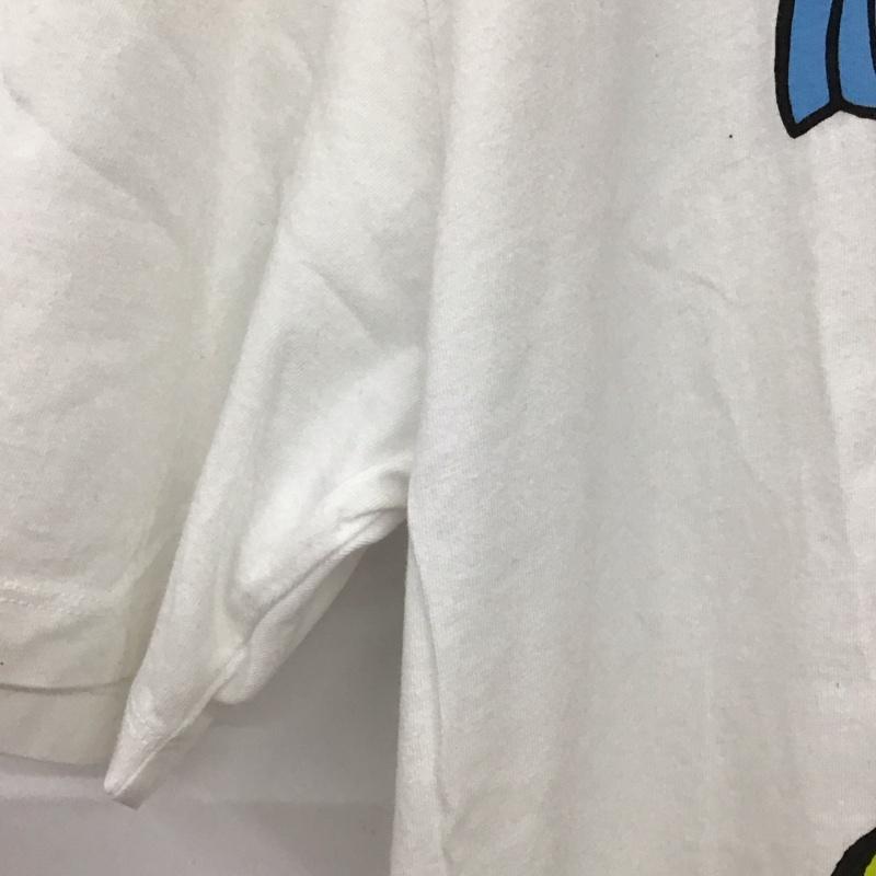 グラニフ graniph Tシャツ 半袖 半袖カットソー プリントTシャツ クルーネックカットソー ワンピース XXL プリント 白 / ホワイト /  メンズ USED 古着 中古 10150926
