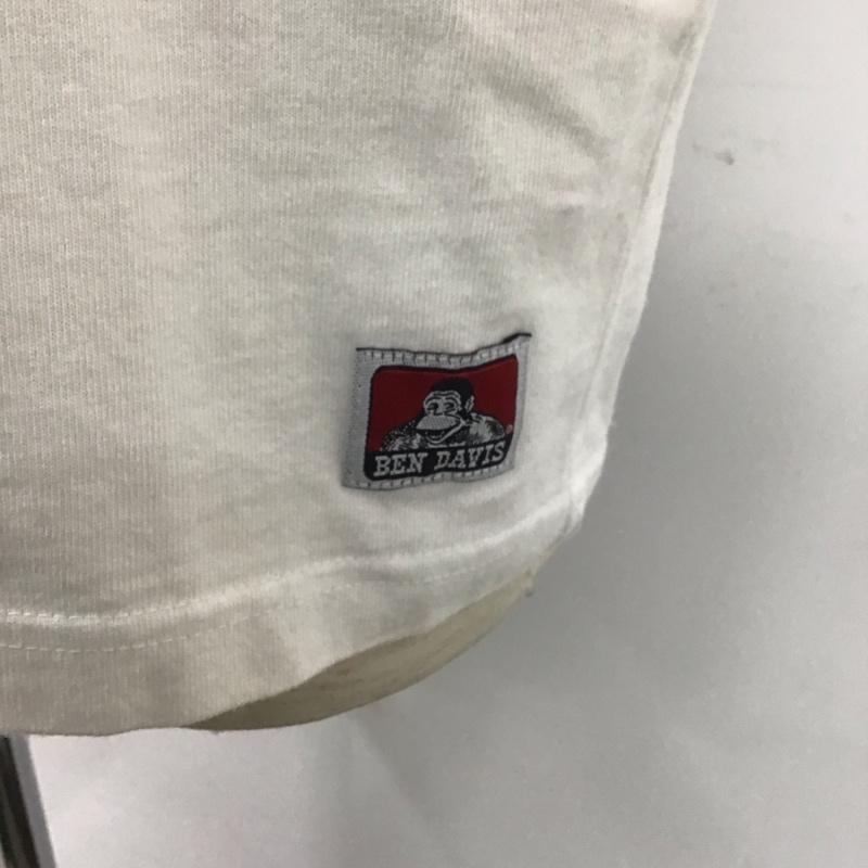 ベンデイビス BEN DAVIS Tシャツ 半袖 C-0580063 CollegeLogoBigS/STee ビッグシルエットオーバーサイズ プリントTシャツ M プリント 白 / ホワイト /  メンズ USED 古着 中古 10110731