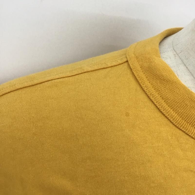 チャンピオン Campion Tシャツ 半袖 L 無地 黄 / イエロー /  メンズ USED 古着 中古 10128256