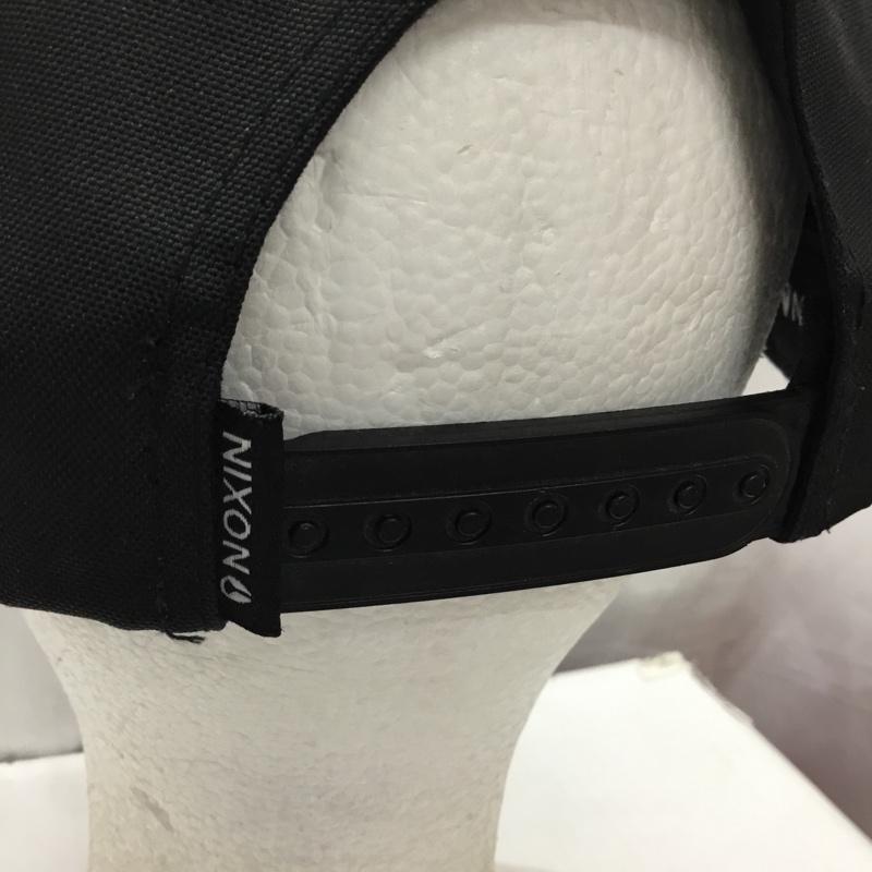 ニクソン NIXON 帽子 キャップ ロゴ、文字 黒 / ブラック /  メンズ USED 古着 中古 10118685