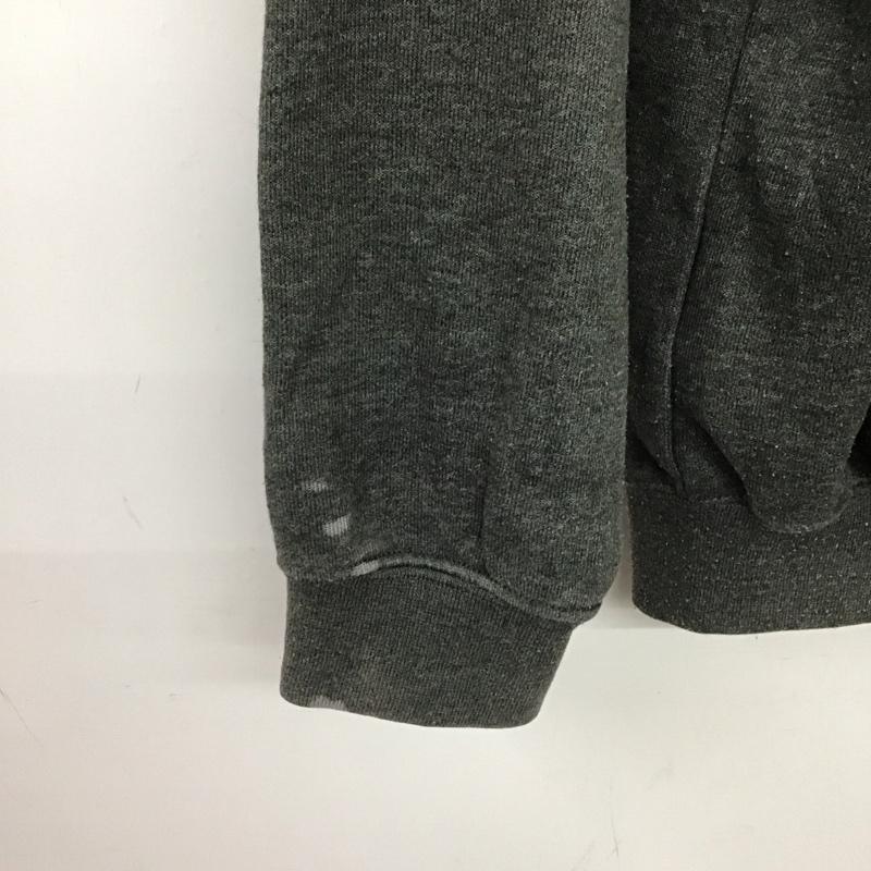 カーハート Carhartt パーカー 長袖 長袖ジップアップパーカー スウェットパーカー M ロゴ、文字 黒 / ブラック /  メンズ USED 古着 中古 10141804