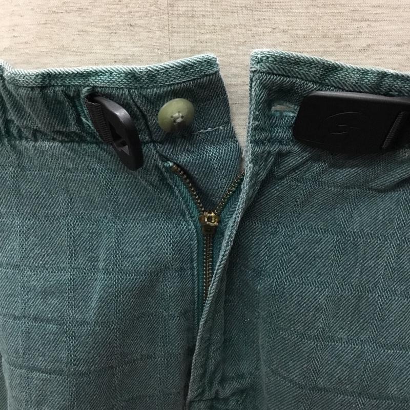 グラミチ GRAMICCI パンツ ショートパンツ ハーフパンツ ショートパンツ カジュアルパンツ 90s usa製 L ロゴ、文字 緑 / グリーン /  メンズ USED 古着 中古 10115752