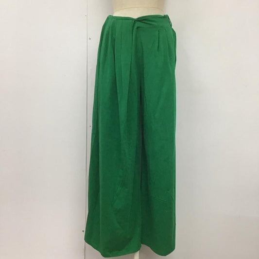 ビットコ BITTOKO ボトムス ボトムス H19152D ワイドパンツ 38 無地 緑 / グリーン /  レディース USED 古着 中古 10109465