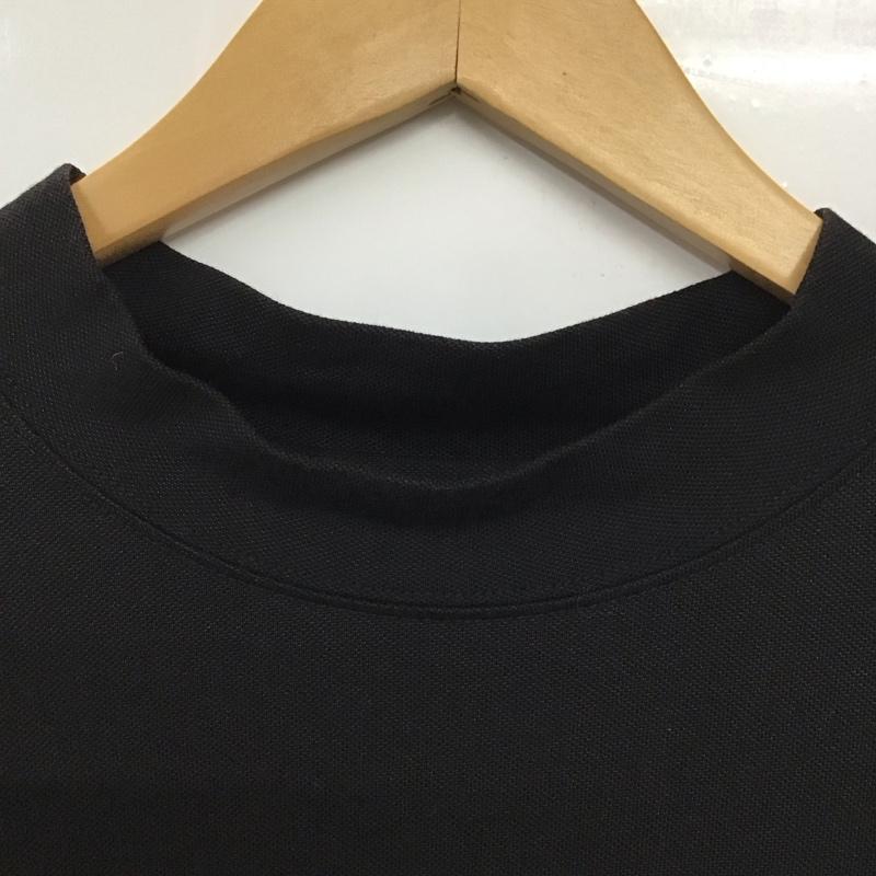 ニューエラ NEW ERA Tシャツ 半袖 半袖カットソー 無地Tシャツ スタンドネックカットソー XL ロゴ、文字 黒 / ブラック /  メンズ USED 古着 中古 10132340