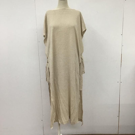 イエナ IENA ワンピース ロングスカート 21-080-914-1430-2-0 リネン ロングベスト 無地 ベージュ / ベージュ /  レディース USED 古着 中古 10108617