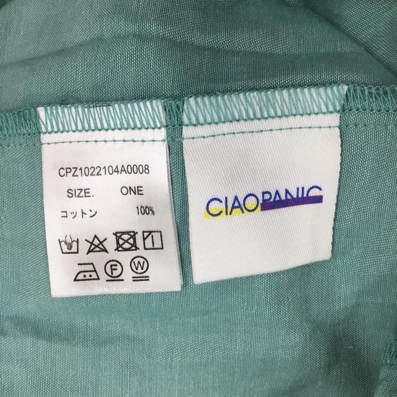 チャオパニック CIAOPANIC シャツ、ブラウス 長袖 CPZ1022104A0008 2WAY 無地 薄緑 / ライトグリーン /  レディース USED 古着 中古 10112266