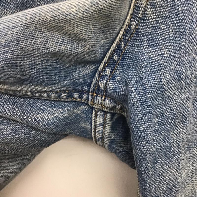 ザラ ZARA パンツ デニム、ジーンズ デニムパンツ ワイドパンツ カジュアルパンツ 38 無地 水色 / ライトブルー /  メンズ USED 古着 中古 10148577