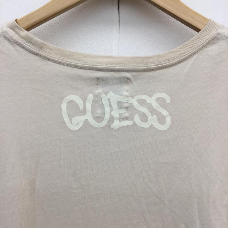 ゲス Guess Tシャツ 半袖 GUESS BRANDALISED(R) WITH GRAFFITI BY BANKSY Thug Bunny Tee XL プリント X キャラクター 茶 / ブラウン /  メンズ USED 古着 中古 10129215