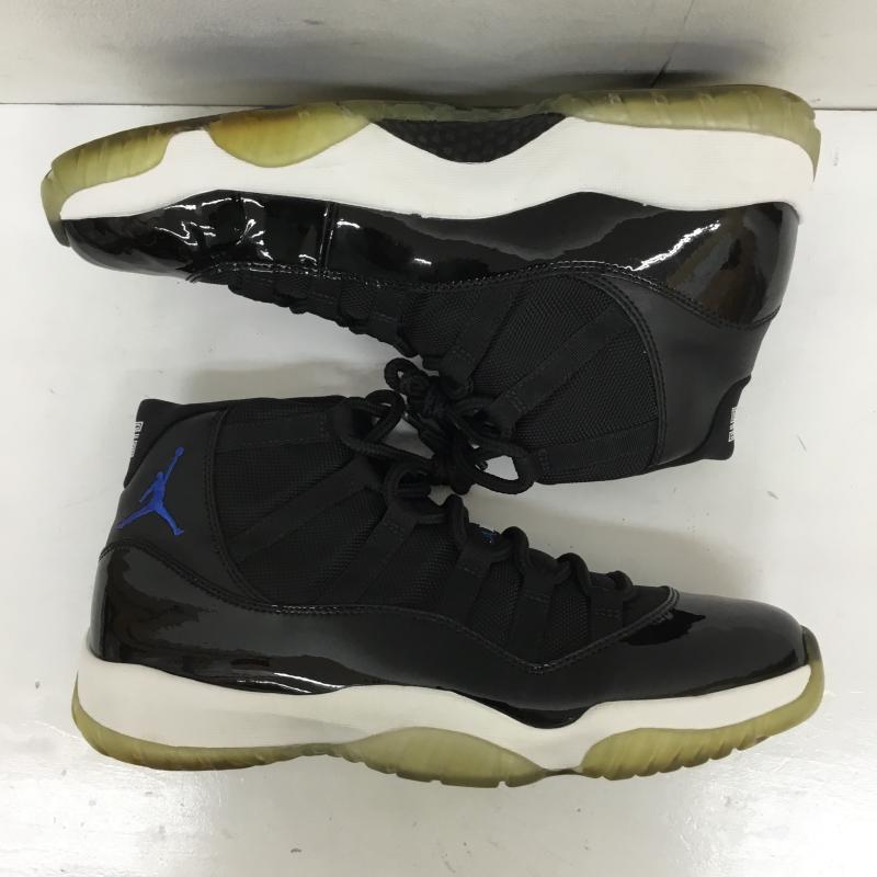 ナイキ NIKE スニーカー スニーカー 378037-041 NIKE AIR JORDAN 11 RETRO SPACE JAM 2009 ナイキ エアジョーダン11 レトロ  スペース ジャム 28.5cm ロゴ、文字 黒 / ブラック /  メンズ USED 古着 中古 10122747