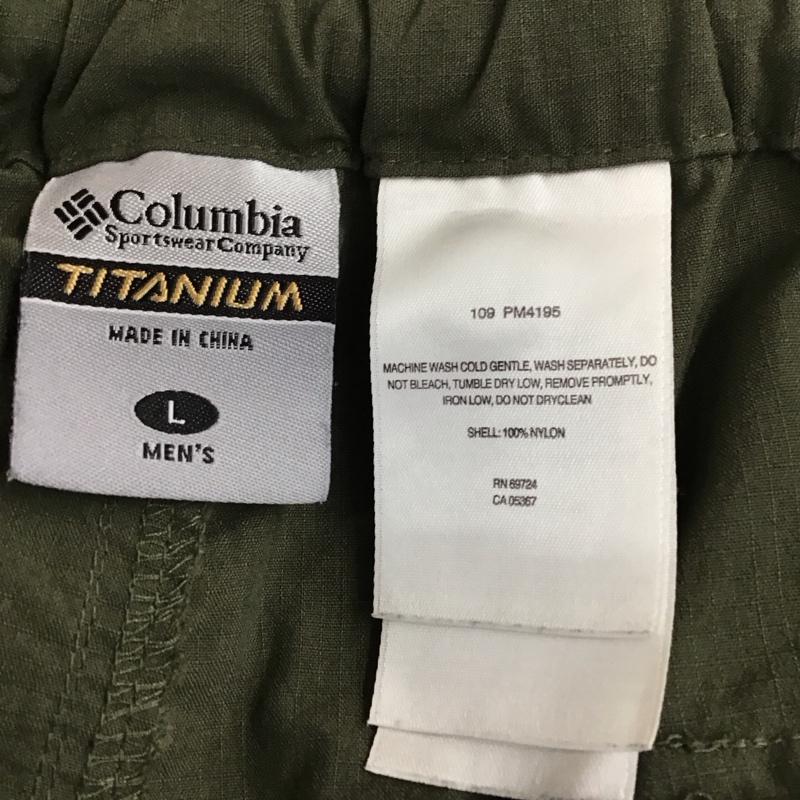 コロンビア Columbia パンツ ショートパンツ 109 PM4195 ショートパンツ モックヒルズショーツ ハーフパンツ L 無地 カーキ / カーキ /  メンズ USED 古着 中古 10117279
