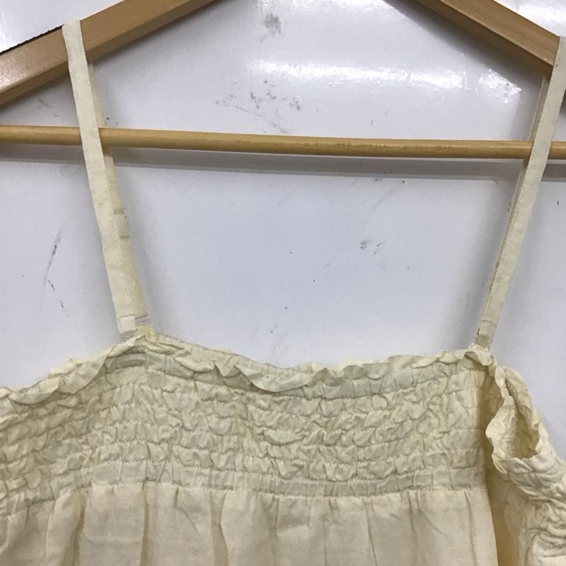 アースミュージックアンドエコロジー earth music&ecology ワンピース ロングスカート 10121L20000 シャーリング 刺繍 アイボリー / アイボリー /  レディース USED 古着 中古 10119268