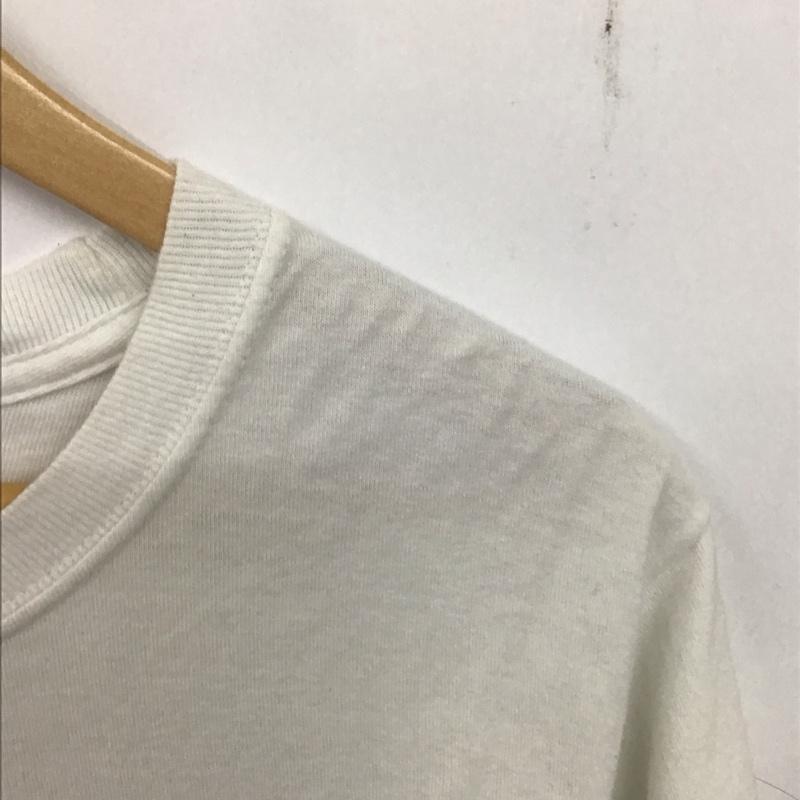 ステューシー STUSSY Tシャツ 半袖 半袖カットソー プリントTシャツ クルーネックカットソー S プリント 白 / ホワイト /  メンズ USED 古着 中古 10136251