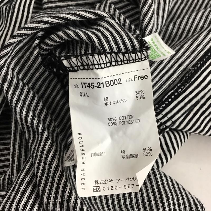 アイテムズ アーバンリサーチ ITEMS URBAN RESEARCH Tシャツ 半袖 IT45-21B002 クルーネックボーダーノースリーブTシャツ FREE ボーダー柄 マルチカラー / マルチカラー /  レディース USED 古着 中古 10141566