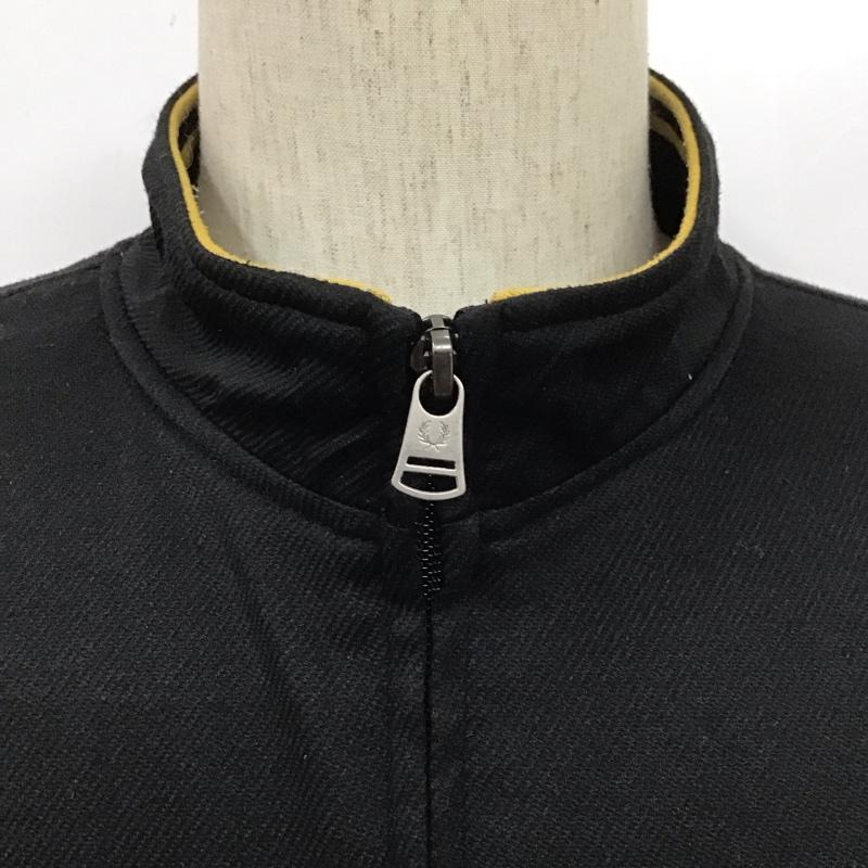 フレッドペリー FRED PERRY ジャケット、上着 ジャケット、ブレザー トラックジャケット M 無地 黒 / ブラック /  メンズ USED 古着 中古 10106281