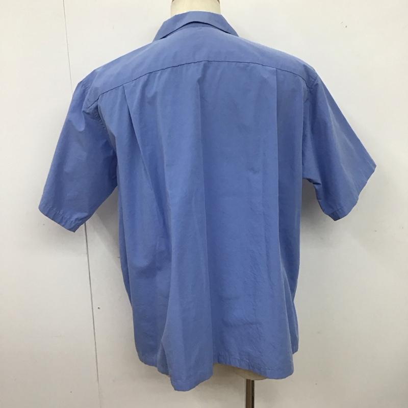 ナナミカ nanamica シャツ、ブラウス 半袖 半袖シャツ 無地シャツ ポケットシャツ L 無地 青 / ブルー /  メンズ USED 古着 中古 10125475