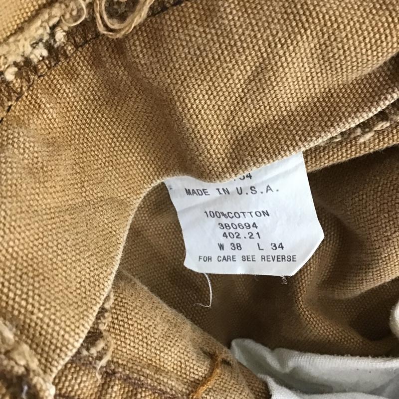 キイ KEY パンツ ワークパンツ、ペインターパンツ ワークパンツ ワイドパンツ カジュアルパンツ 古着 38 無地 茶 / ブラウン /  メンズ USED 古着 中古 10105791