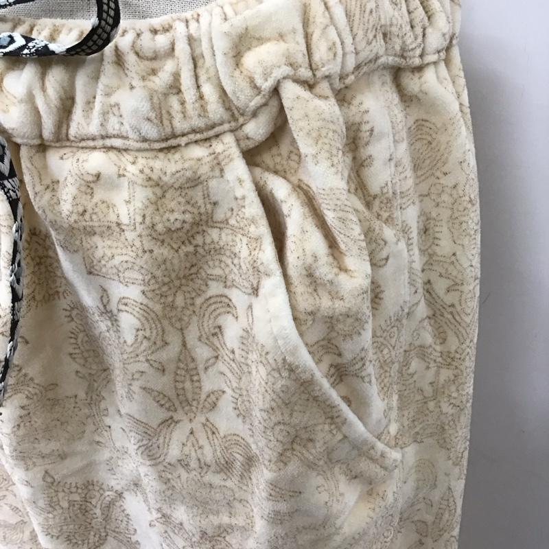 チチカカ TITICACA ボトムス ボトムス JWIBC340 テーパードパンツ ブロックプリント FREE 総柄 ベージュ / ベージュ /  レディース USED 古着 中古 10109460