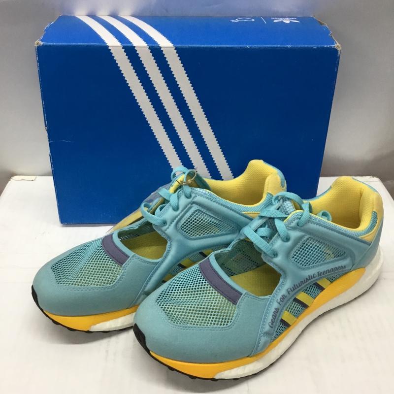 アディダス adidas スニーカー スニーカー GX7917 EQT RACING HM 28cm 箱有 HUMAN MADE 28.0cm ワンポイント 水色 / ライトブルー / X 黄 / イエロー /  メンズ USED 古着 中古 10107863