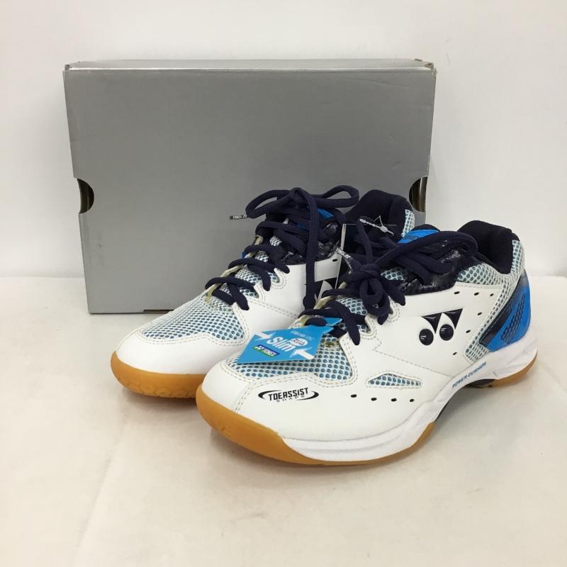 ヨネックス YONEX スニーカー スニーカー SHB769SF パワークッション769SF バドミントンシューズ 24cm 箱有 24.0cm ロゴ、文字 白 / ホワイト / X 青 / ブルー / X 紺 / ネイビー /  レディース USED 古着 中古 10147945