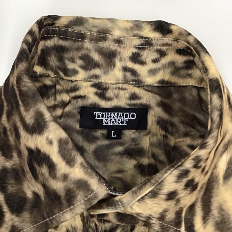 トルネードマート TORNADO MART シャツ、ブラウス 長袖 L ヒョウ柄・レオパード柄 マルチカラー / マルチカラー /  メンズ USED 古着 中古 10122097