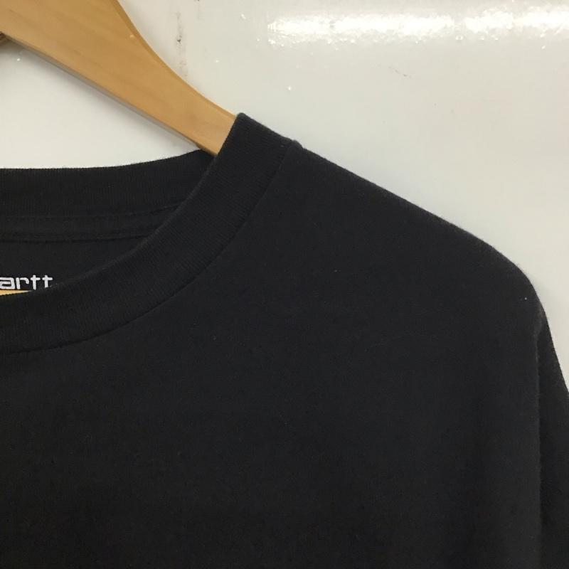 カーハート Carhartt Tシャツ 半袖 XL ロゴ、文字 黒 / ブラック /  メンズ USED 古着 中古 10137789