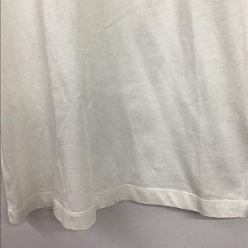 ナイキ NIKE Tシャツ 半袖 半袖カットソー プリントTシャツ クルーネックカットソー M ロゴ、文字 白 / ホワイト /  メンズ USED 古着 中古 10150136