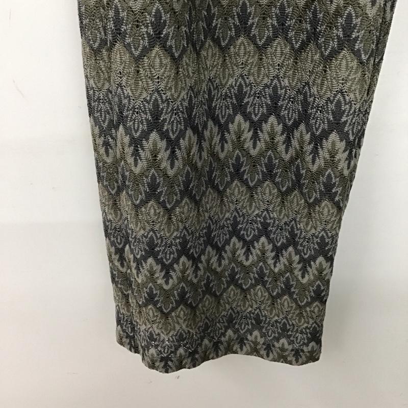 ニコアンド niko and... ボトムス ボトムス S213IL58TO バルファスレーススッキリパンツ レース イージーパンツ L  灰 / グレー /  レディース USED 古着 中古 10138900