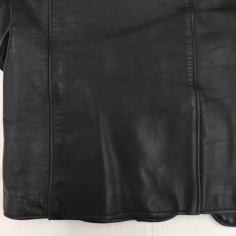 ショット schott ジャケット、上着 レザージャケット 38 無地 黒 / ブラック /  メンズ USED 古着 中古 10139992