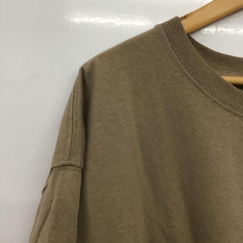 カーハート Carhartt Tシャツ 半袖 半袖カットソー プリントTシャツ クルーネックカットソー XL ロゴ、文字 ベージュ / ベージュ /  メンズ USED 古着 中古 10149280