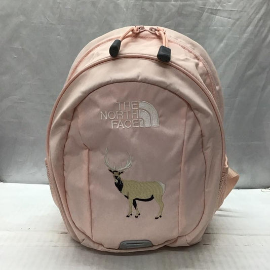 ザノースフェイス THE NORTH FACE バッグ バッグ NMJ72005 ホームスライス Homeslice キッズ リュック バックパック デイバック 刺繍 ロゴ、文字 桃 / ピンク /  ガールズ USED 古着 中古 10121632