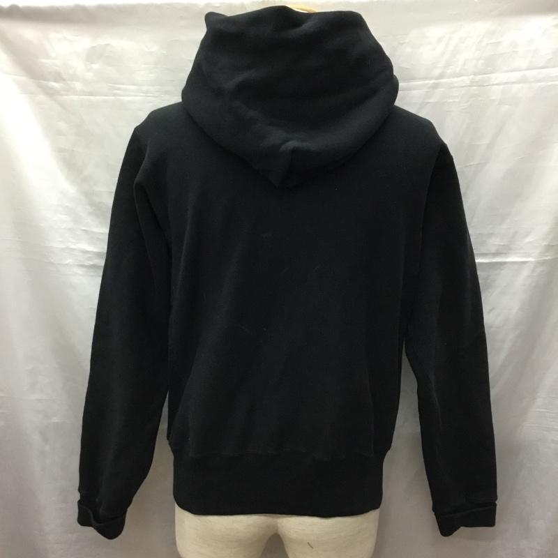 チャンピオン Champion パーカー 長袖 長袖パーカー フード付きパーカー プリントスウェット トレーナー L 無地 黒 / ブラック /  メンズ USED 古着 中古 10121798