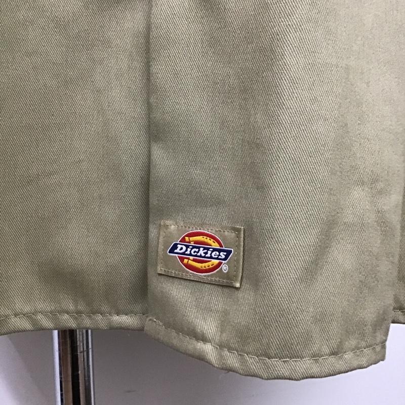 ディッキーズ Dickies シャツ、ブラウス 半袖 1574KH ワークシャツ 4XL ロゴ、文字 ベージュ / ベージュ /  メンズ USED 古着 中古 10099840