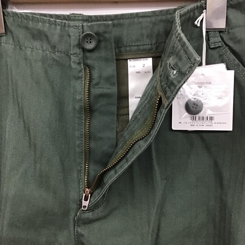 スライ SLY パンツ ワークパンツ、ペインターパンツ 030ASY31-0100 MILITARY カーゴ WIDE PT 2 無地 カーキ / カーキ /  レディース USED 古着 中古 10129776