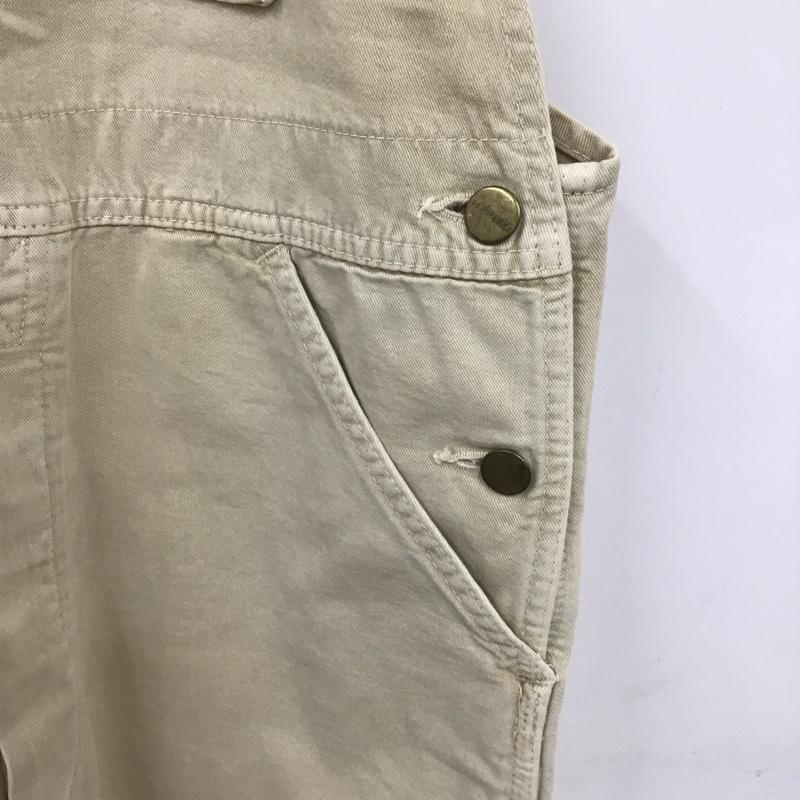 カーハート Carhartt サロペット・オーバーオール サロペット、オーバーオール 0070 E520-0711 コットン 日本製 34×34 ロゴ、文字 ベージュ / ベージュ /  メンズ USED 古着 中古 10107646