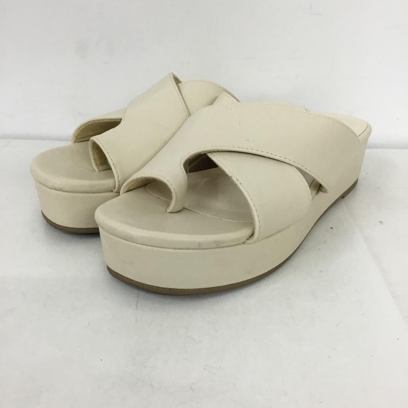 グローブ grove サンダル サンダル M 無地 アイボリー / アイボリー /  レディース USED 古着 中古 10130586