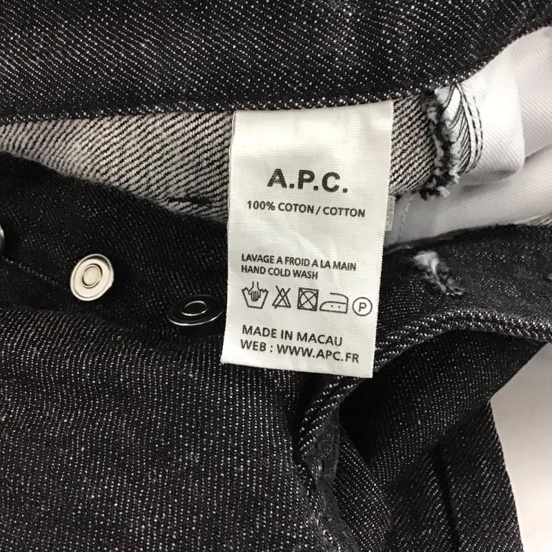 アーペーセー A.P.C. パンツ デニム、ジーンズ デニムパンツ スリムパンツ カジュアルパンツ 31インチ 無地 ダークグレー / ダークグレー /  メンズ USED 古着 中古 10150359