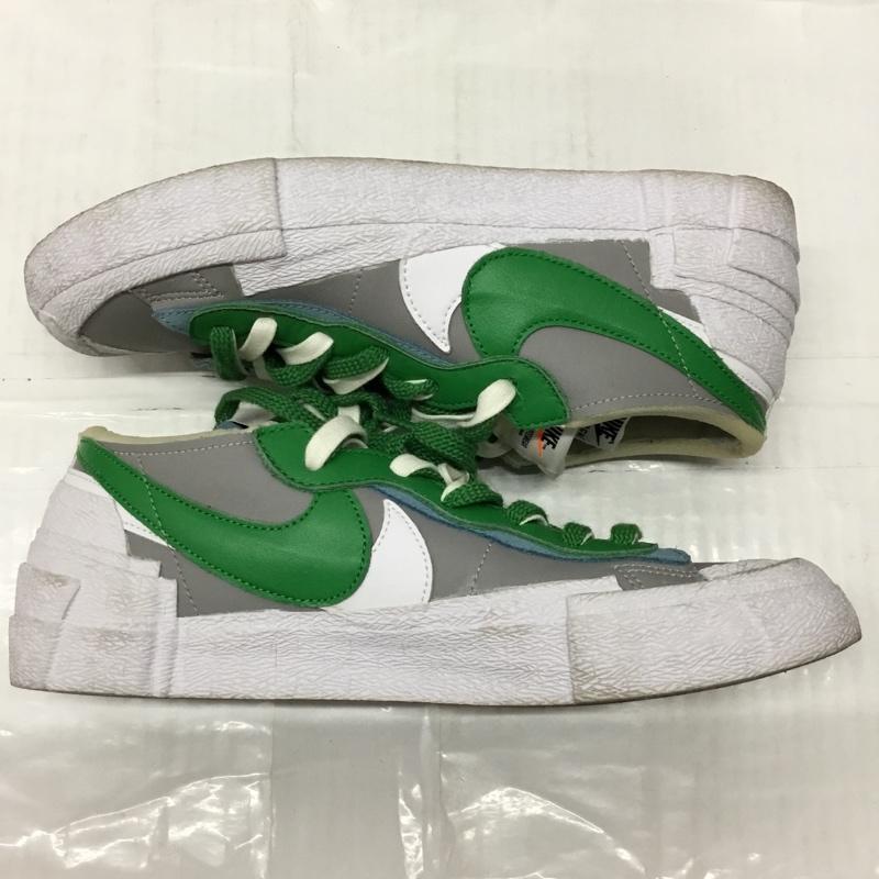 ナイキ NIKE スニーカー スニーカー DD1877 001 BLAZER LOW SACAI 27.5cm 箱有 27.5cm ロゴ、文字 白 / ホワイト / X 灰 / グレー / X 緑 / グリーン /  メンズ USED 古着 中古 10110573