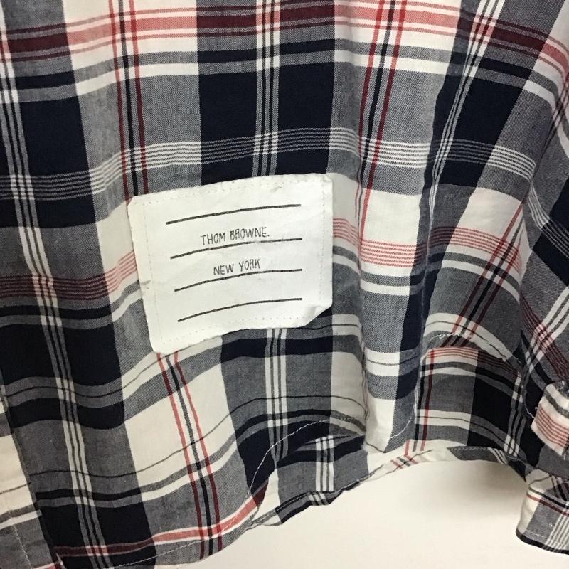 トムブラウン THOM BROWNE シャツ、ブラウス 長袖 チェック マルチカラー / マルチカラー /  メンズ USED 古着 中古 10140327