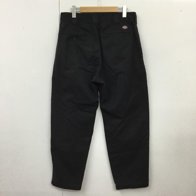 ディッキーズ Dickies パンツ ワークパンツ、ペインターパンツ ワークパンツ ワイドパンツ カジュアルパンツ 30インチ 無地 黒 / ブラック /  メンズ USED 古着 中古 10120095